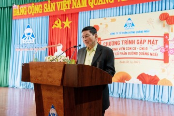 Công ty Cổ phần Đường Quảng Ngãi tổ chức chương trình gặp mặt, khen thưởng sinh viên con CB - CNLĐ Công ty nhân dịp Tết Nguyên đán Ất Tỵ 2025