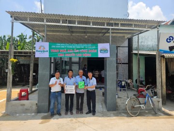 Công ty TNHH MTV TM Thành Phát trao nhà Mái ấm Công đoàn cho đoàn viên công đoàn tại xã Hành Phước huyện Nghĩa Hành