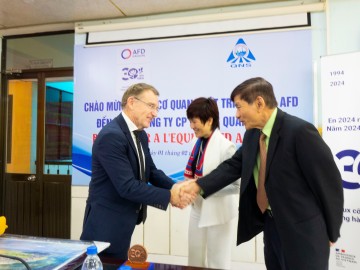 Đoàn Cơ quan Phát triển Pháp đến thăm Công ty CP Đường Quảng Ngãi - BON RETOUR A L’EQUIPE AFD A LA QNS