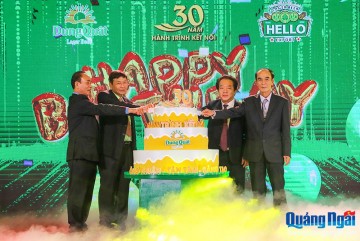 Kỷ niệm 30 năm thành lập Nhà máy bia Dung Quất