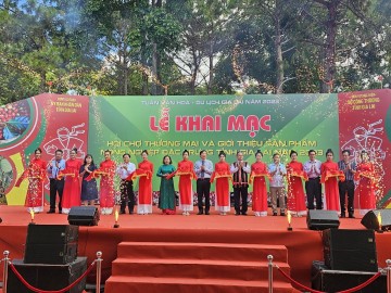 QNS tham gia Hội chợ thương mại và giới thiệu sản phẩm nông nghiệp đặc trưng tỉnh Gia Lai
