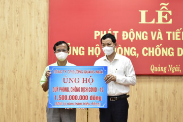 QNS ủng hộ 1,5 tỷ đồng cho công tác phòng chống dịch Covid-19