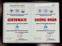 Chứng nhận QNS là Doanh nghiệp Phát triển kinh tế xanh bền vững năm 2024