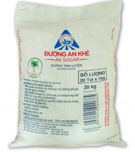 Đường tinh luyện Đường An Khê - Bao 20kg (20 túi x 1kg/túi)