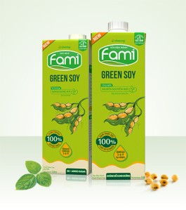 Sữa đậu nành Fami Green Soy không bổ sung đường 1000ml