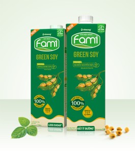 Sữa đậu nành Fami Green Soy rất ít đường 1000ml